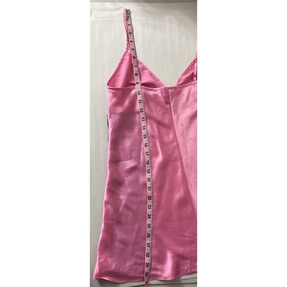 Victoria's Secret Pink Slip Dress Cami Baby Doll Black Lace Women's Size Medium - Picture 10 of 12